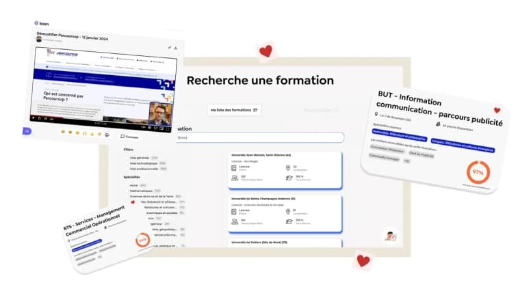 mockup rechercher une formation