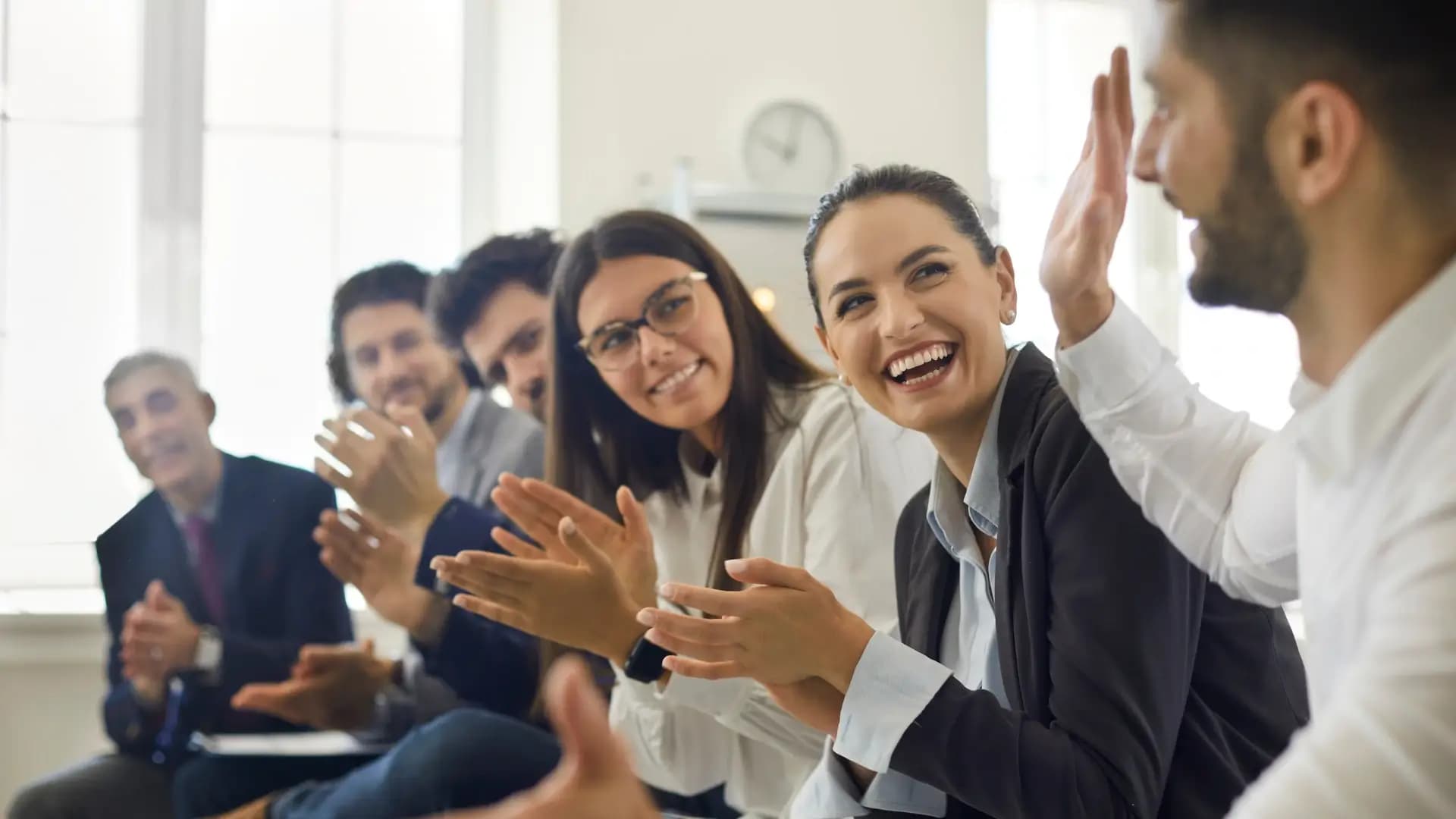 Représentation d'une équipe dans un open space