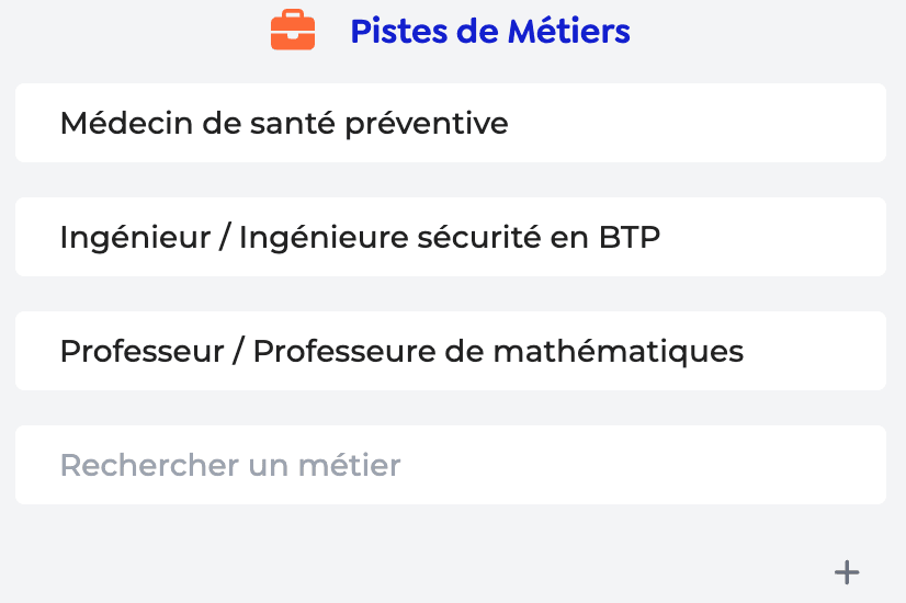 illustration des métiers en adéquation